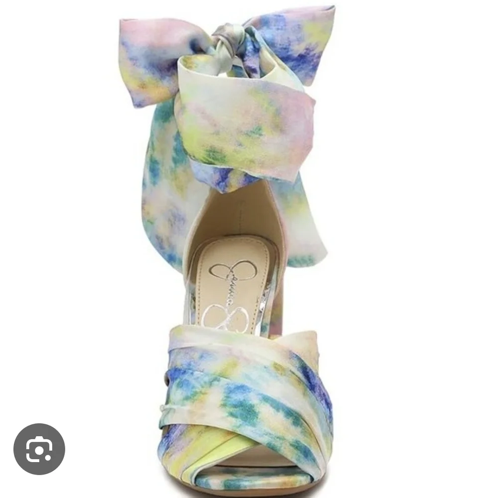 Jessica Simpson Vibrant Multicolor Heels - Picture 2 of 6